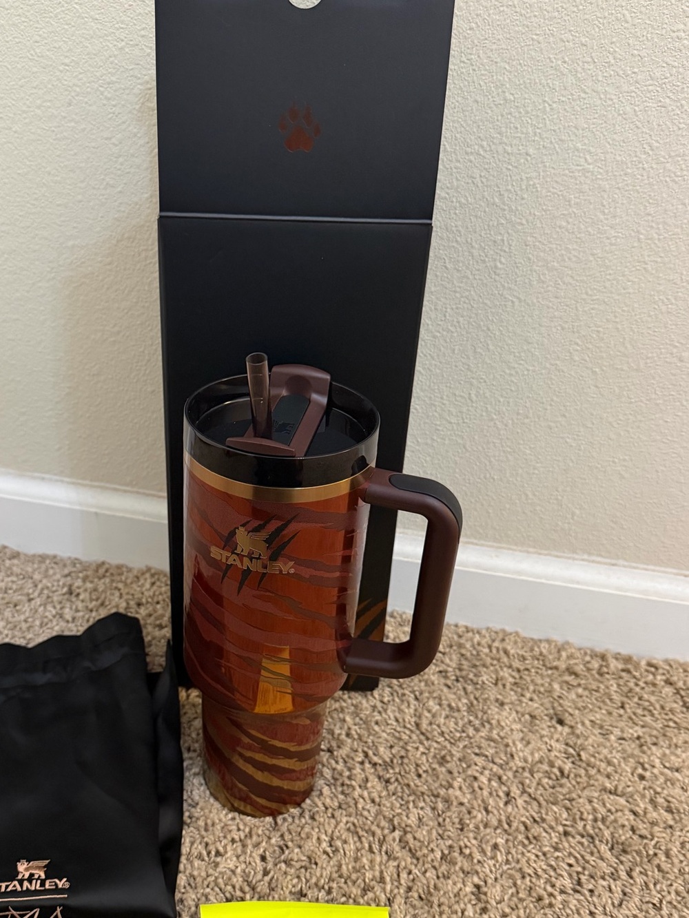Stanley Travel Mug — Brown and Gold Mosaic